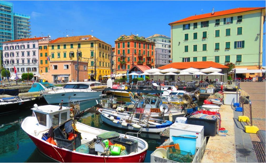 Savona Magnifico Sole Mare 150 M Wifi Climatcontrol Lejlighed Eksteriør billede
